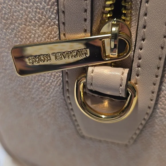 NWT Michael Kors light powder blush Medium Duffle bag purse satchel  💗 MK - Picture 4 of 9